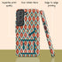 Retro Custom 3D Initials Galaxy Case